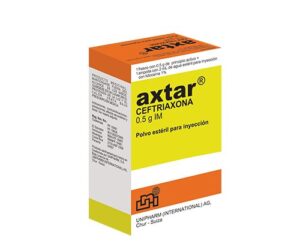 AXTAR 1G 1 SOLUCION INYECTABLE IM