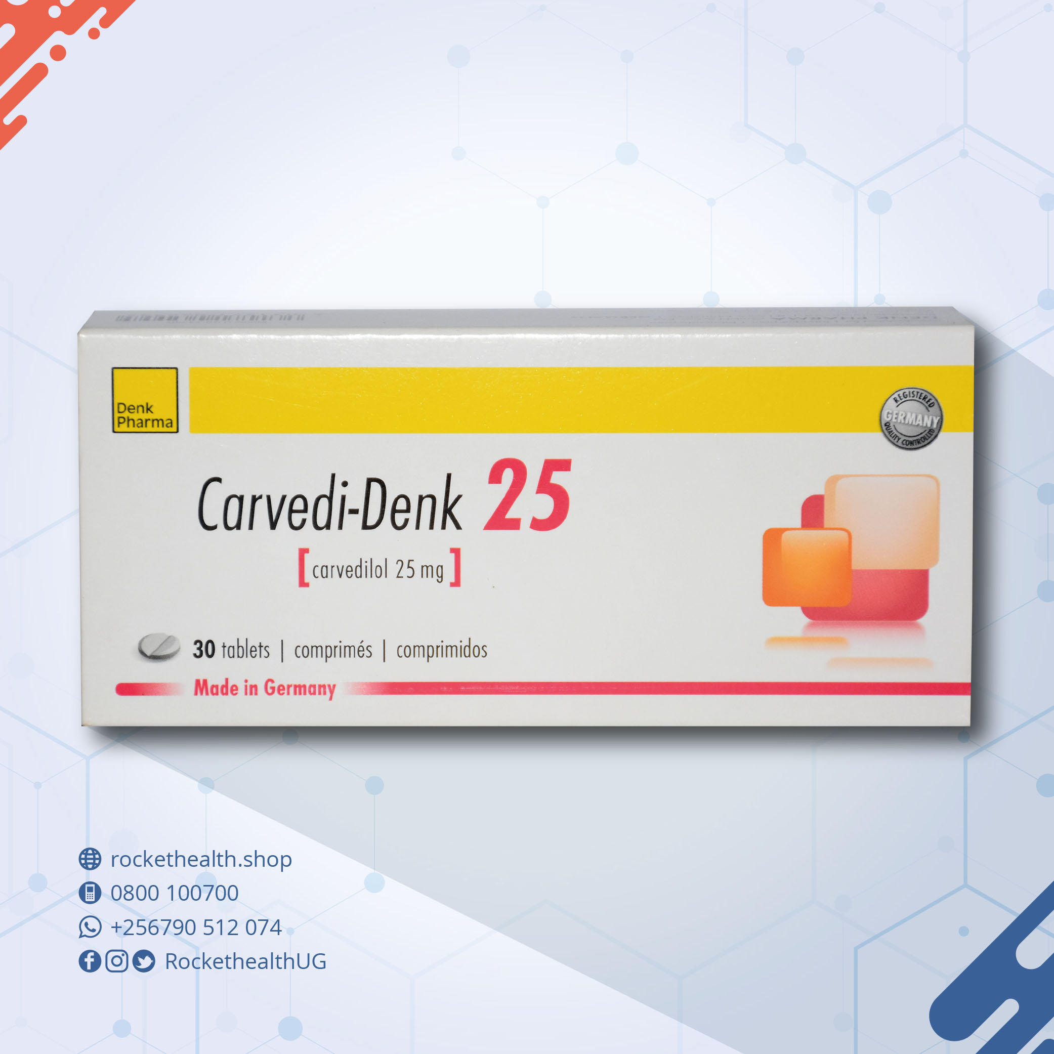 carvedi denk 25mg b/30ces