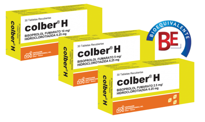 Colber COLBER H 10MG/6.25MG 30 TABLETA – Medikamentos.com