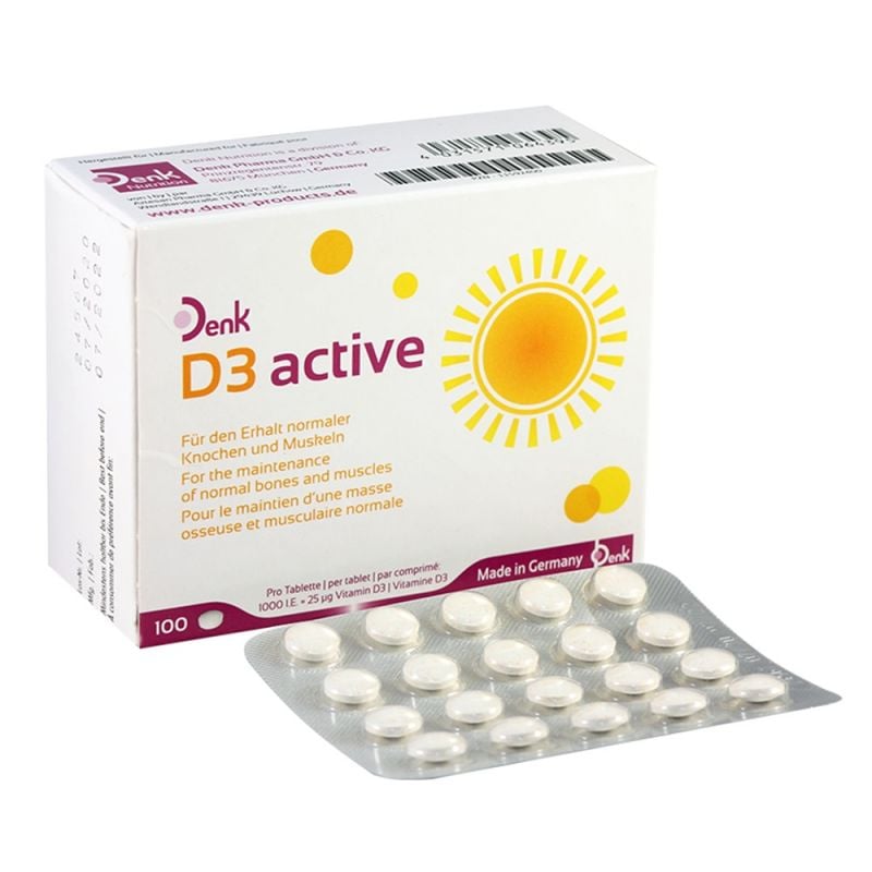 D3 ACTIVE DENK 100 CAPSULA GEL Distribuidor de DENK PHARMA
