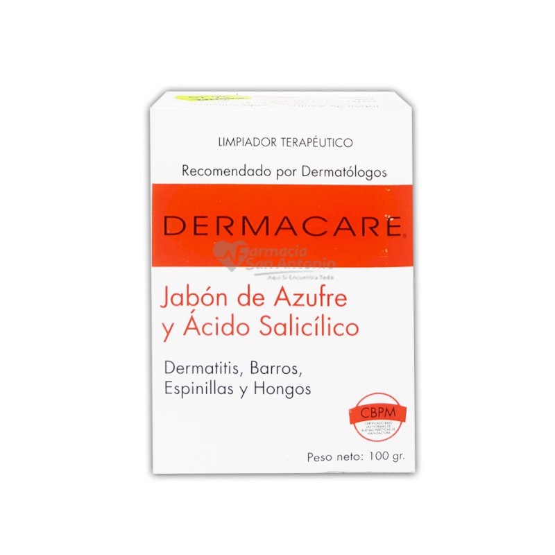 DERMACLIN PASTILLA JABÓN AZUFRE - Farmedco Internacional, S.A.