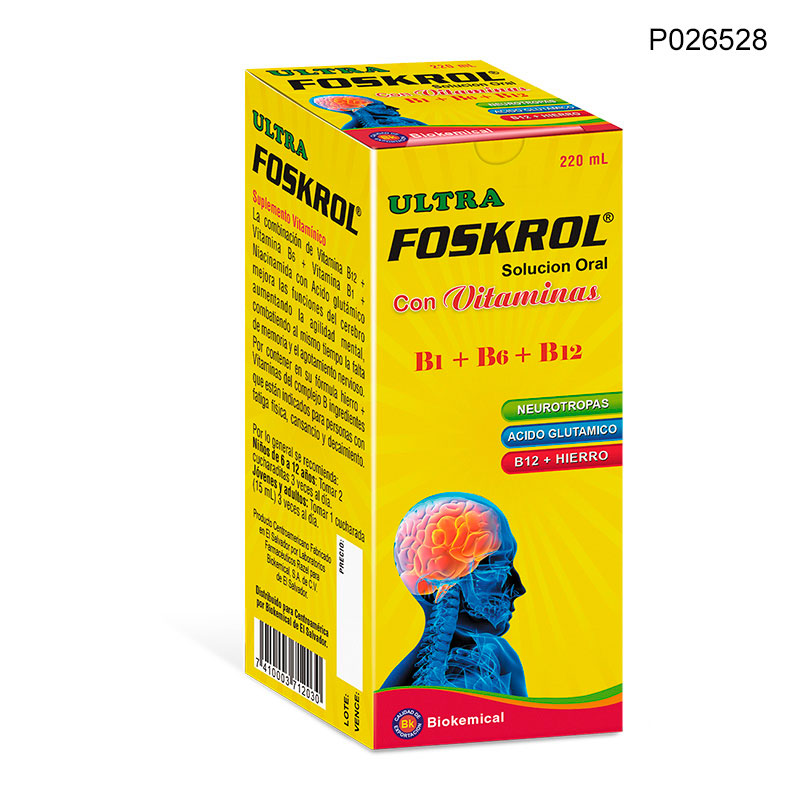 FOSKROL ULTRA 220ML JARABE Distribuidor de PROCAPS V.C.