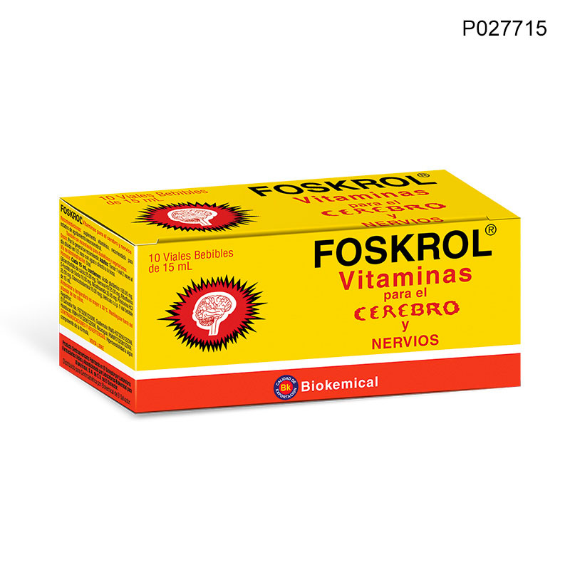 FOSKROL VITAMINAS 10 VIAL BEB 15ML Distribuidor de PROCAPS V.C.