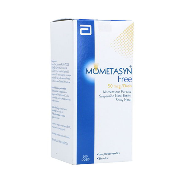 Mometasona Monaliz 50 mcg x 140 Dosis Spray Nasal Deva Holding Composición:  Mometasona