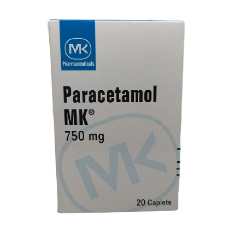 PARACETAMOL MK 750MG 20 CAPLET Distribuidor de MK