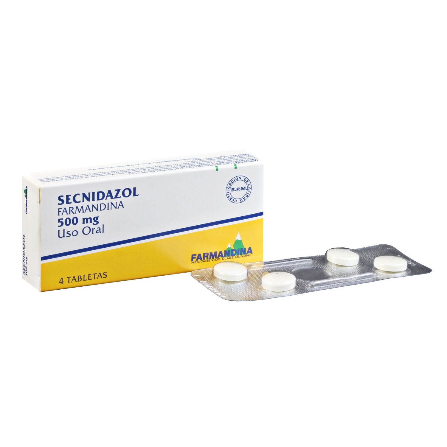 Secnidazol Tabletas 500 Mg – SECNIDAZOL AG TABLETAS 500 MG CAJA X 4 ...