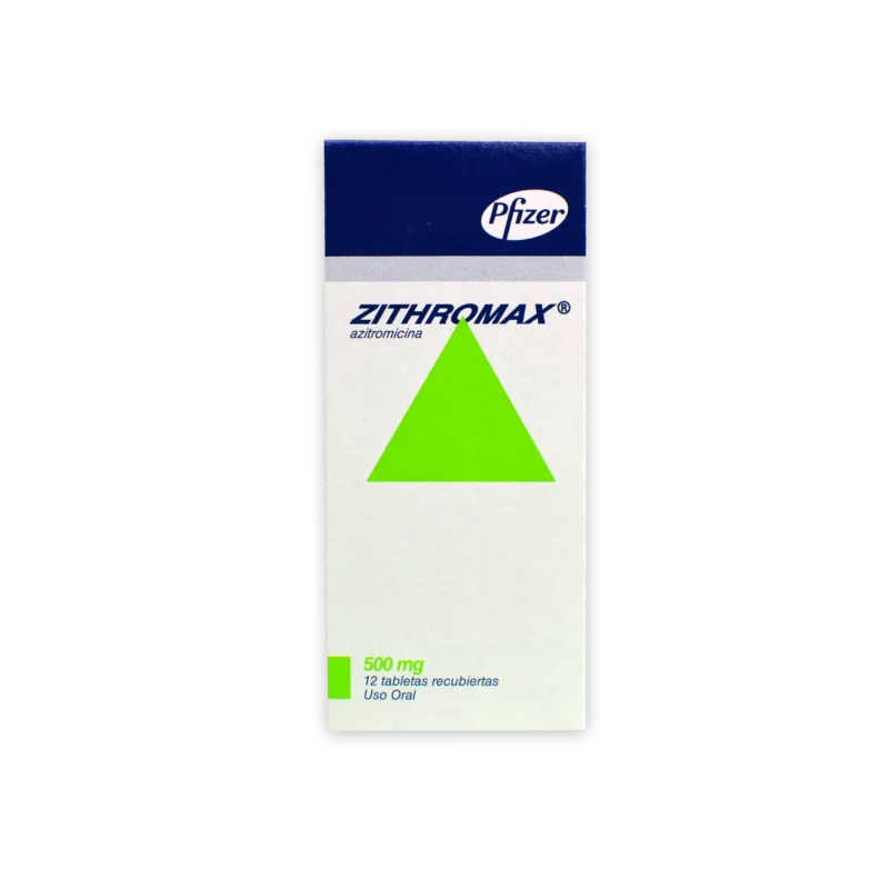 ZITHROMAX 500MG 12 TABLETA Distribuidor de PFIZER BIOFARMA