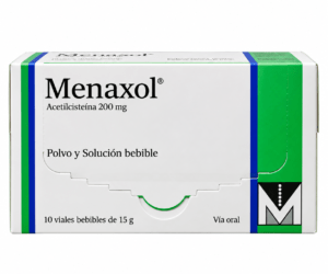 MENAXOL 200MG 10 VIAL BEB 12ML