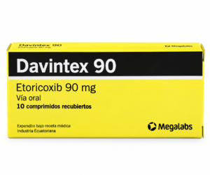 DAVINTEX 90MG 10 COMPRIMIDO