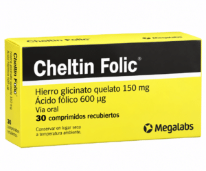 CHELTIN FOLIC 150MG/600UG 30 TABLETA