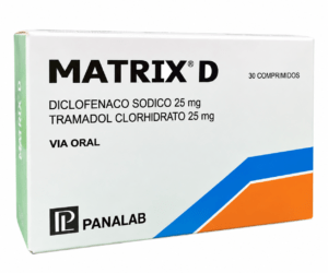 MATRIX D 25MG/25MG 30 COMPRIMIDO