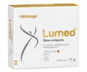 LUMED MAQUILLAJE TONO OSCURO 11G BASE COMPACTA