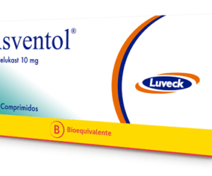 Caja de Asventol 10mg de Luveck con 30 comprimidos