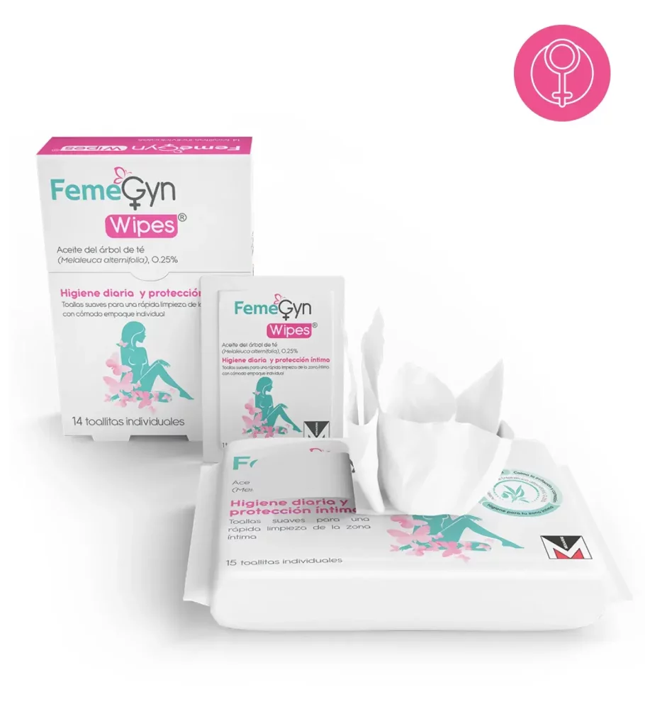 FemeGyn Wipes Toallitas húmedas de higiene íntima Femegyn 14 unidades