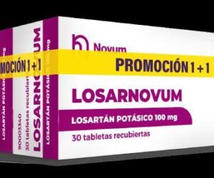 Caja de Losarnovum 100mg (2 pack) de 30 tabletas cada una