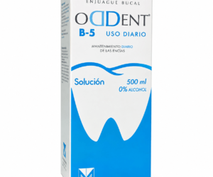 ODDENT B5 USO DIARIO ETIQUETA AZUL 500ML ENJUAGUE BUCAL