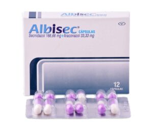 ALBISEC 166.66MG/33.33MG 12 CAPSULA