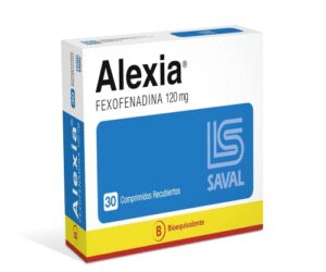 ALEXIA 120MG 10 COMPRIMIDO RECUBIERTO