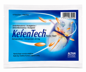 KEFENTECH TRANSDERMICO 30MG 4 PARCHE