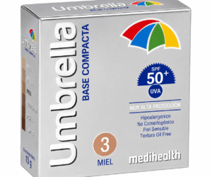 UMBRELLA TONO MIEL SPF50+ 11G BASE COMPACTA