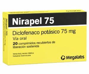 NIRAPEL 75MG CAPSULAS x 20
