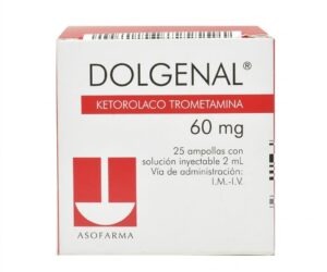 DOLGENAL 60MG/2ML 25 SOLUCION INYECTABLE IM/IV