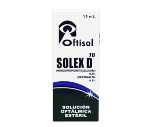 SOLEX D-70 0.3%/0.1% 15ML SOLUCION OFTALMICA