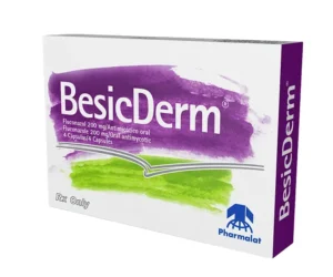 BESIC DERM 200MG 4 CAPSULA