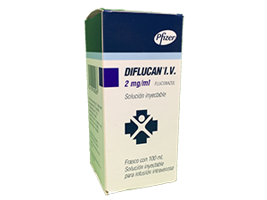 DIFLUCAN 2MG/ML 1 SOLUCION INYECTABLE IM/IV 100ML
