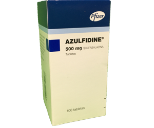AZULFIDINE 500MG 100 GRAGEA