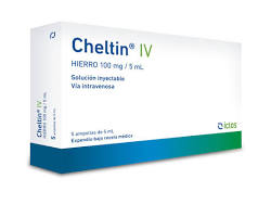 CHELTIN 100MG/5ML 1 SOLUCION INYECTABLE IV