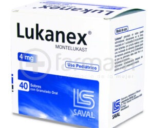 LUKANEX 4MG 40 COMPRIMIDO MASTICABLE