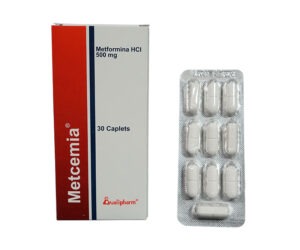 METCEMIA 500MG 30 CAPLET