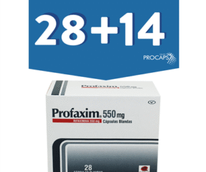 PROFAXIM 550MG 28 CAPSULA